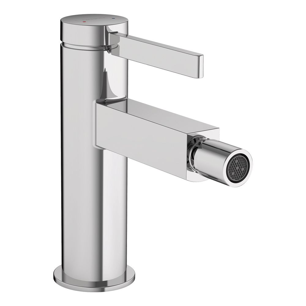 Hansgrohe Finoris Mitigeur monocommande pour bidet, 7,5 l/min, évacuation Push-Open, chromé