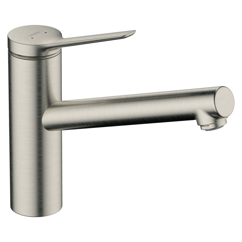 Hansgrohe Mitigeur monocommande de lavabo Zesis M33, finition acier inoxydable 150