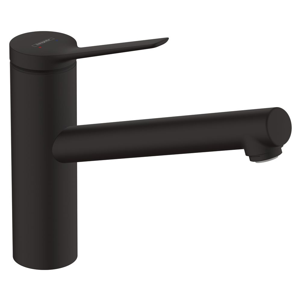 Robinet de cuisine Hansgrohe Zesis M33 monocommande 150 mm 11,6 l/min 1 jet, noir mat