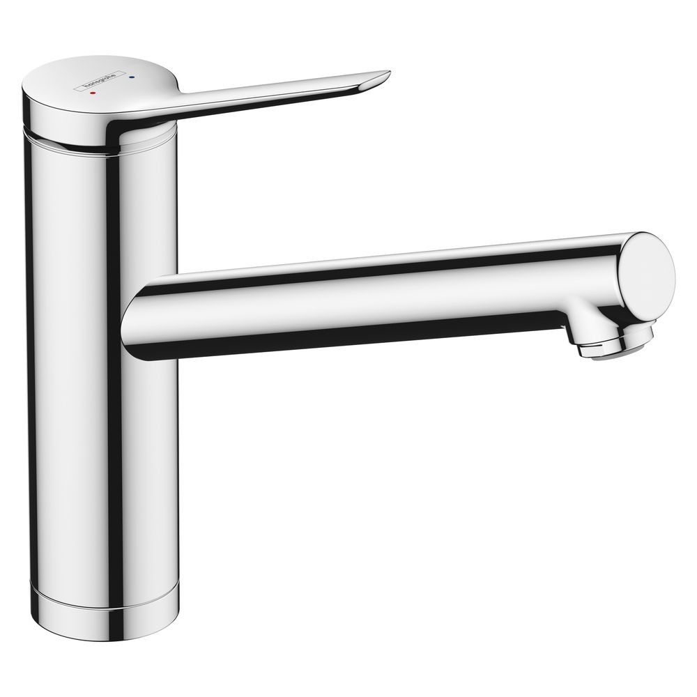 Robinet de cuisine monocommande Zesis M33 Hansgrohe 160 mm, 11,6 l/min, montage avant-fenêtre, 1 jet, chromé