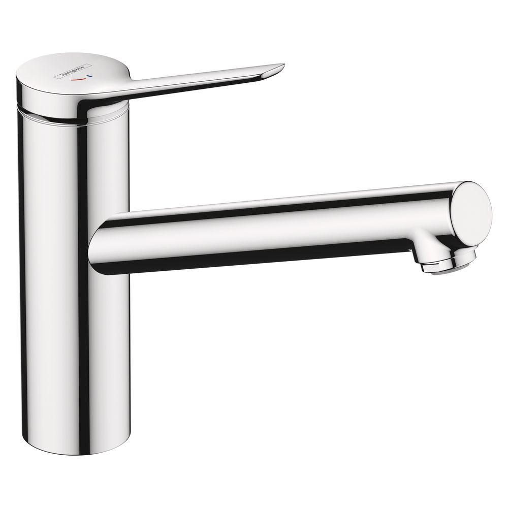 Robinet de cuisine monocommande Zesis M33 Hansgrohe 150 mm 7,6 l/min, CoolStart, EcoSelection, 1 jet, chromé