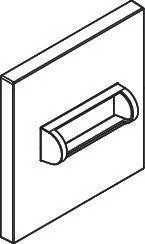 Rosette Hansgrohe pour bec Metropol S 3 trous (bidet/lavabo), noir mat, 93523140