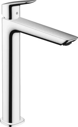 Mélangeur monocommande Logis Hansgrohe pour lavabo, 240 mm, 5 l/min Fine, chromé, sans garniture