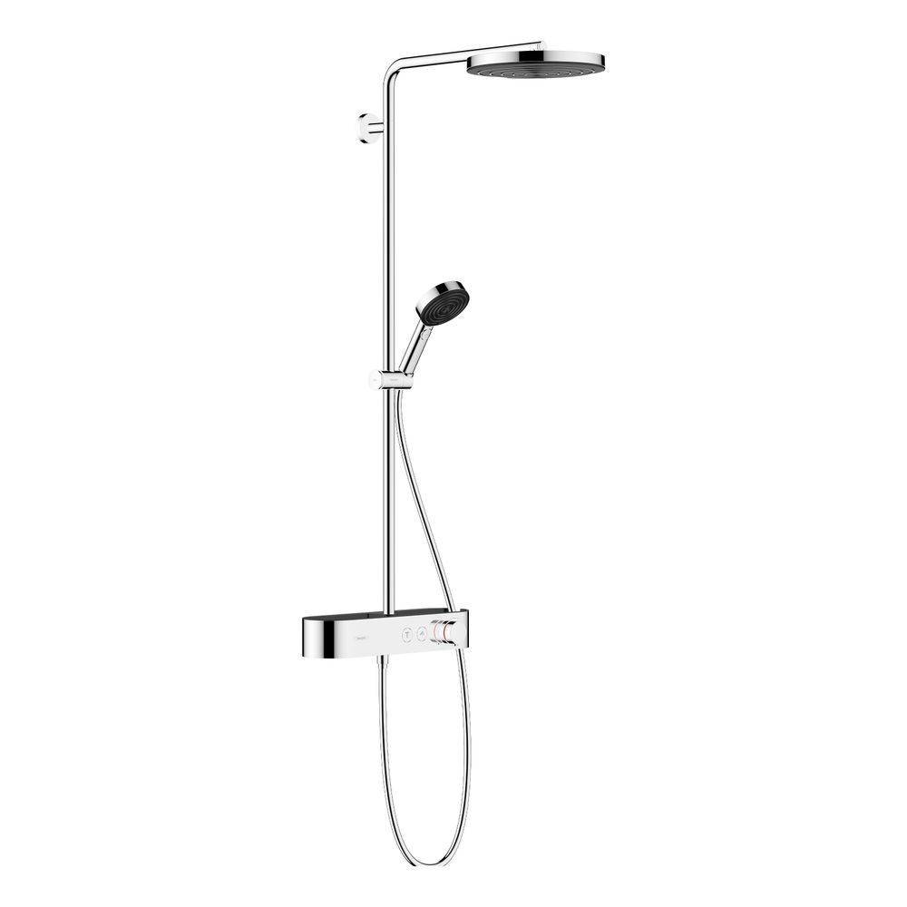 Hansgrohe Pulsify S Showerpipe Système de douche 260 mm, 1 jet, 10,9 l/min, ShowerTablet Select 400, chromé