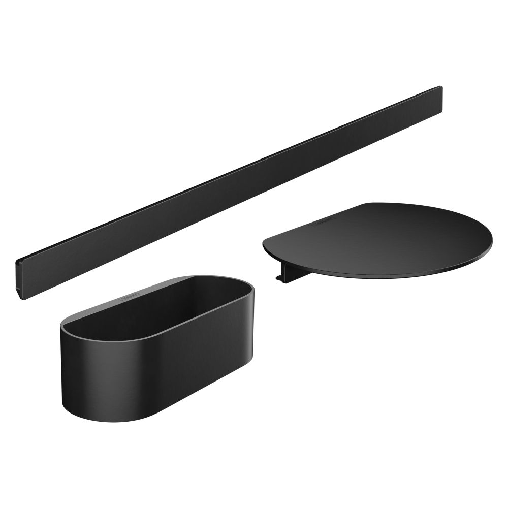 Hansgrohe WallStoris - Set pour baignoire, noir mat