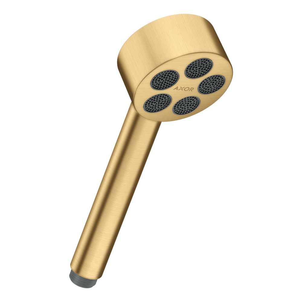 Pommeau de douche Axor 75 1jet EcoSmart ONE finition brossé or