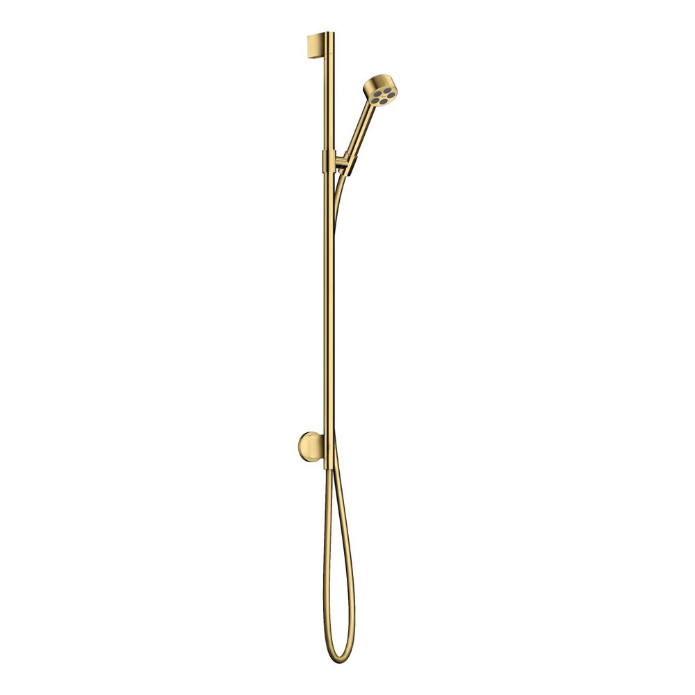 Hansgrohe AXOR One Kit de douche 75 mm, 9,1 l/min, jet EcoSmart, fixation murale, finition Polished Gold Optic