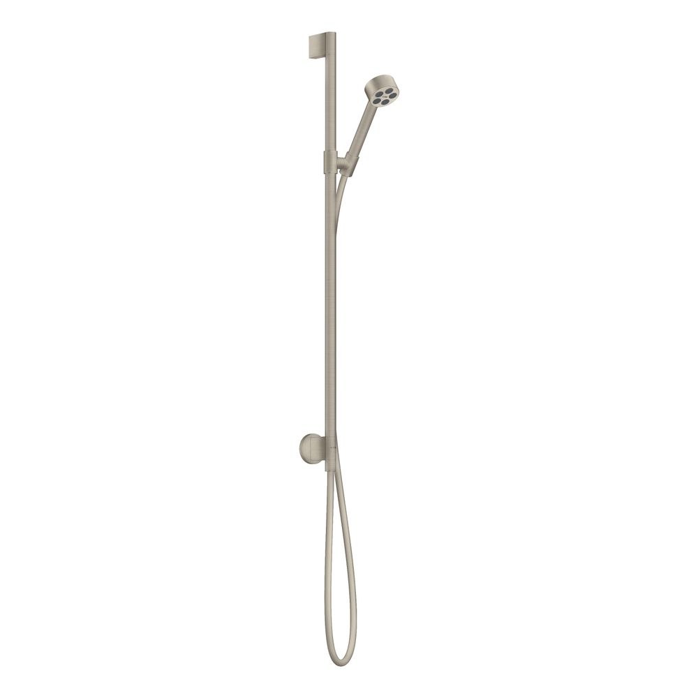 Hansgrohe AXOR One set de douche 75 mm, 9,1 l/min, 1 jet EcoSmart, raccordement mural, nickel brossé