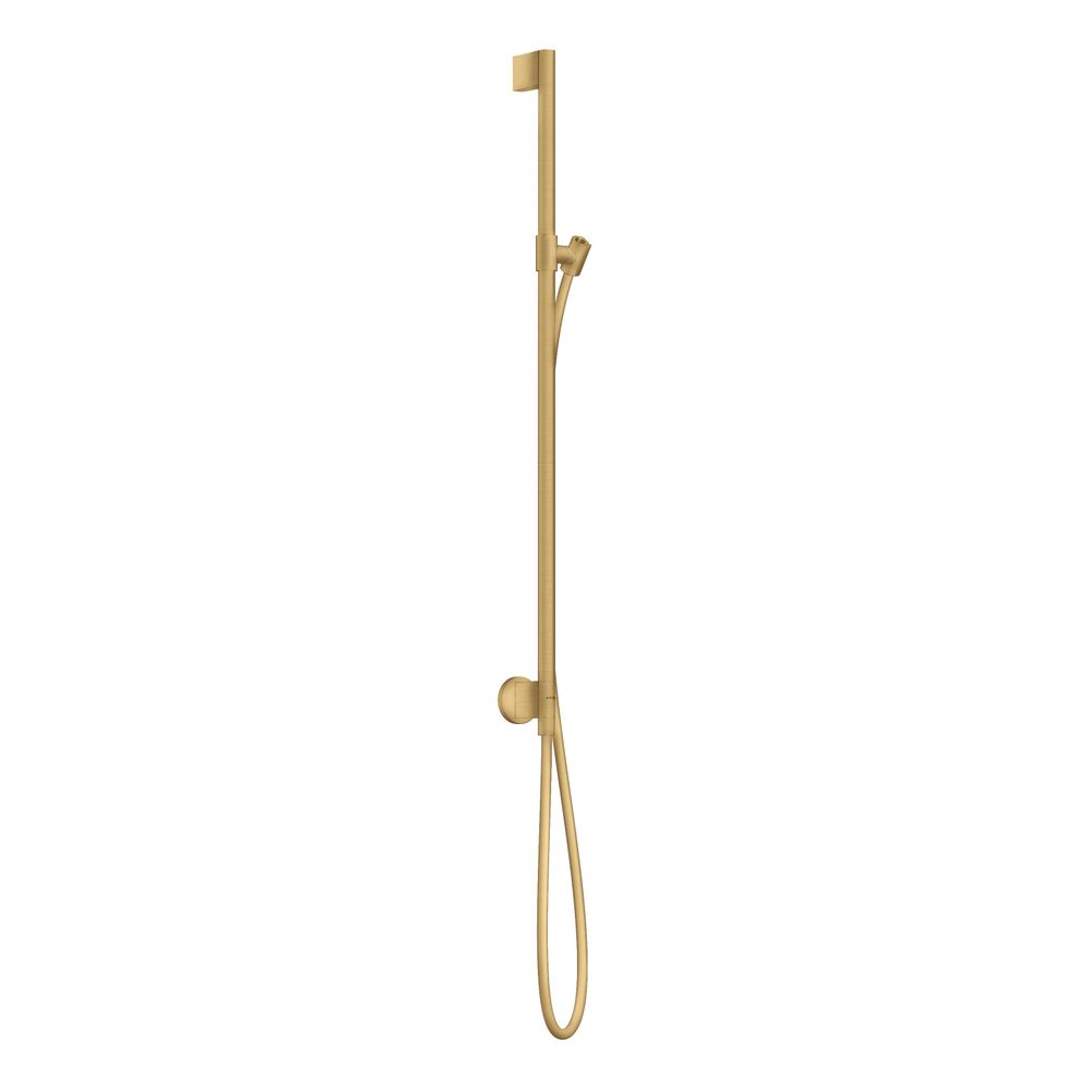 Hansgrohe AXOR One barre de douche 90 cm, fixation murale, flexible de douche 160 cm, finition or brossé