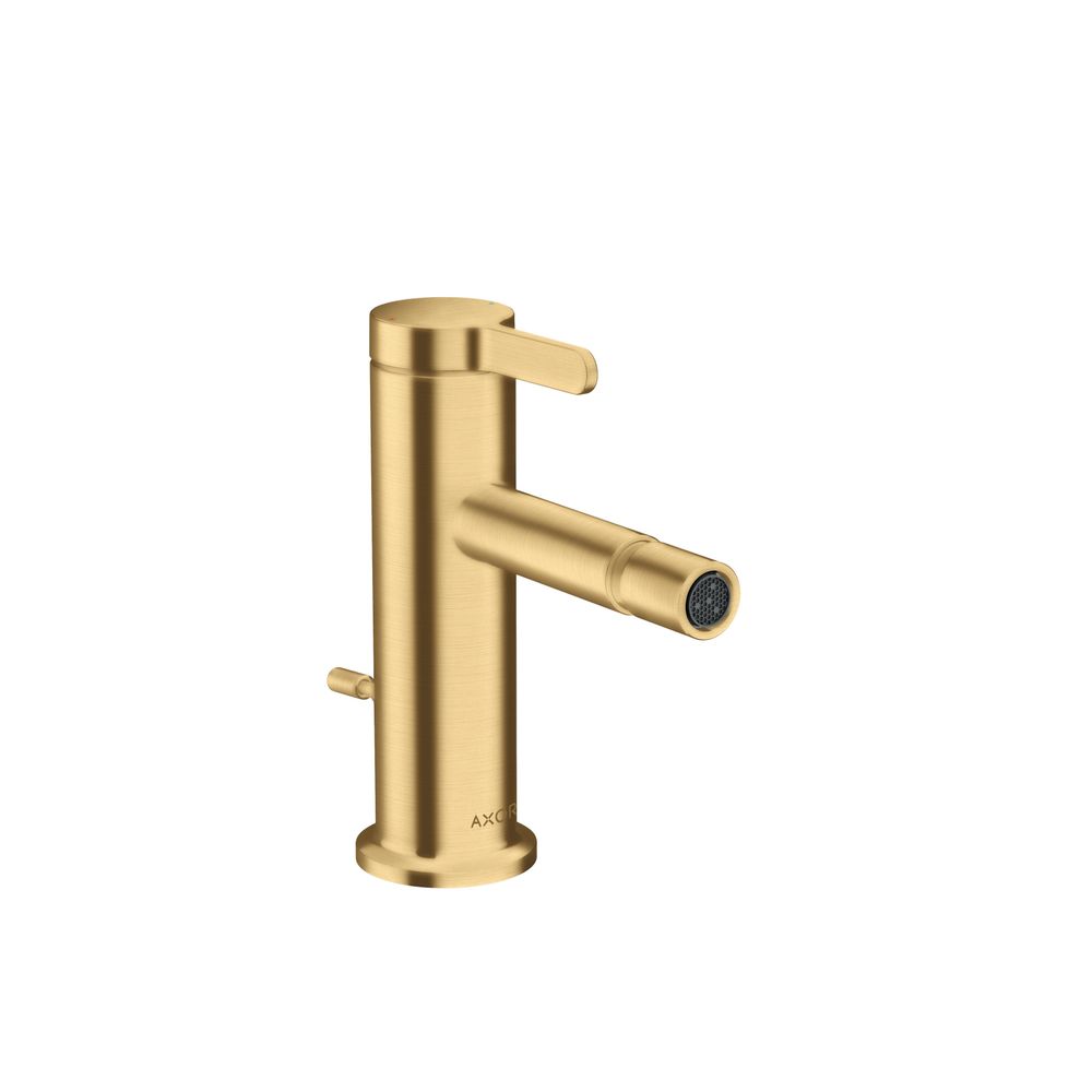 Mélangeur bidet AXOR One Hansgrohe, 5 l/min, évacuation à tirette, finition Brushed Gold Optic