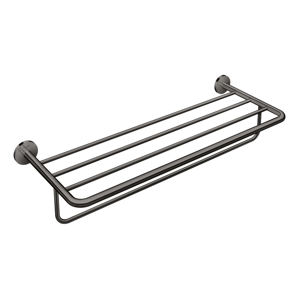 Hansgrohe AXOR Universal Circular Porte-serviettes mural, 655 mm, métal, chrome noir poli