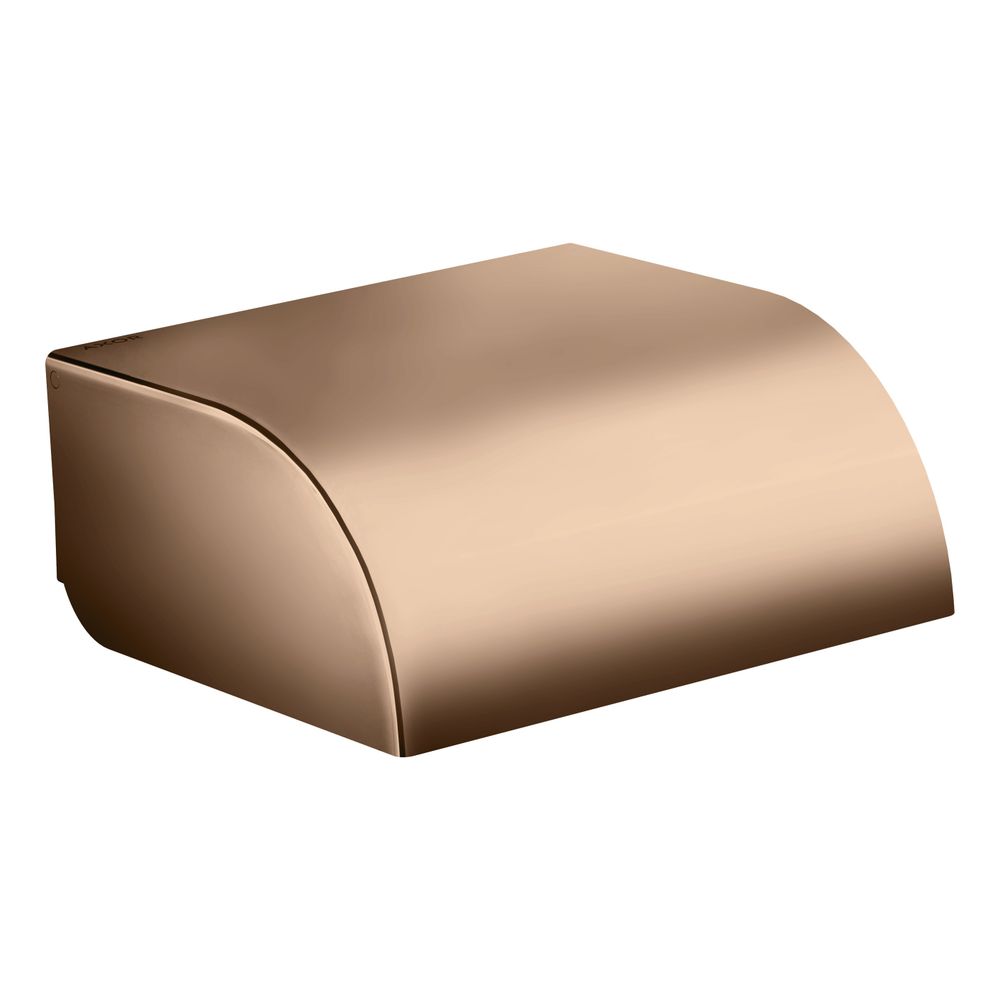 Axor Porte-papier WC Universal Circular avec couvercle polished red gold
