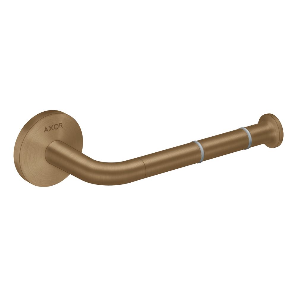 Hansgrohe AXOR Universal Porte-papier toilette circulaire, 83 mm, métal, bronze brossé