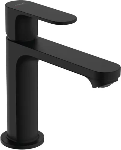 Mélangeur mitigeur Hansgrohe HG Einhebel-Waschtischmischer Rebris S 110 m ZAG noir mat