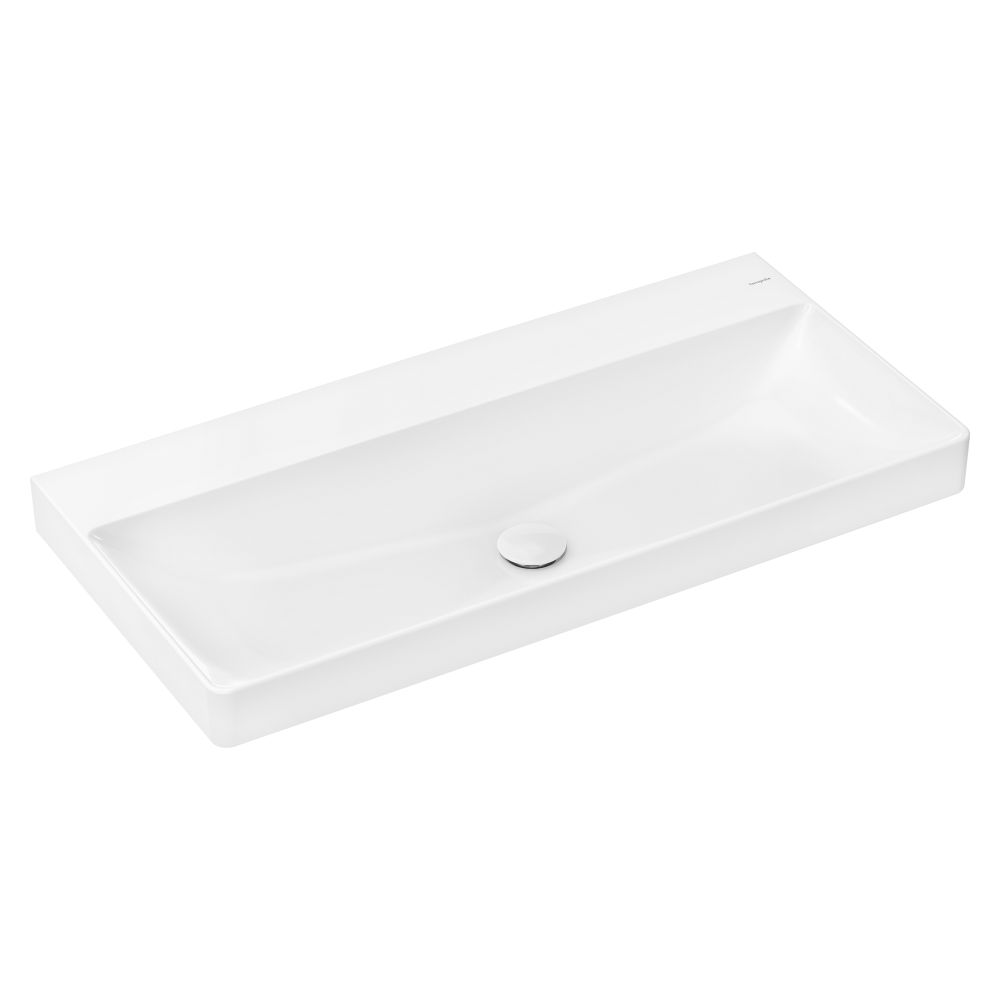 Hansgrohe Xelu Q évier 1000x480 mm, sans trou de robinetterie ni trop-plein, SmartClean, blanc