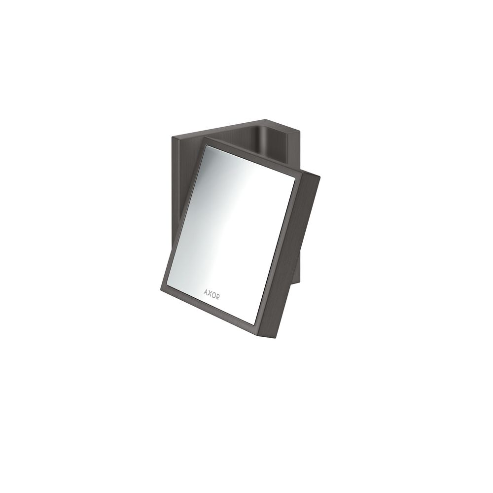 Miroir de rasage AXOR UNIVERSAL brossé noir chromé