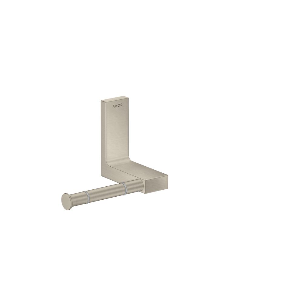 Hansgrohe AXOR Universal Rectangular Porte-rouleau de papier toilette, 110x162mm, métal, brossé nickel