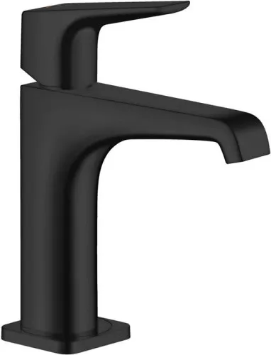 Axor CITTERIO E Évacuation de lavabo avec levier mat noir