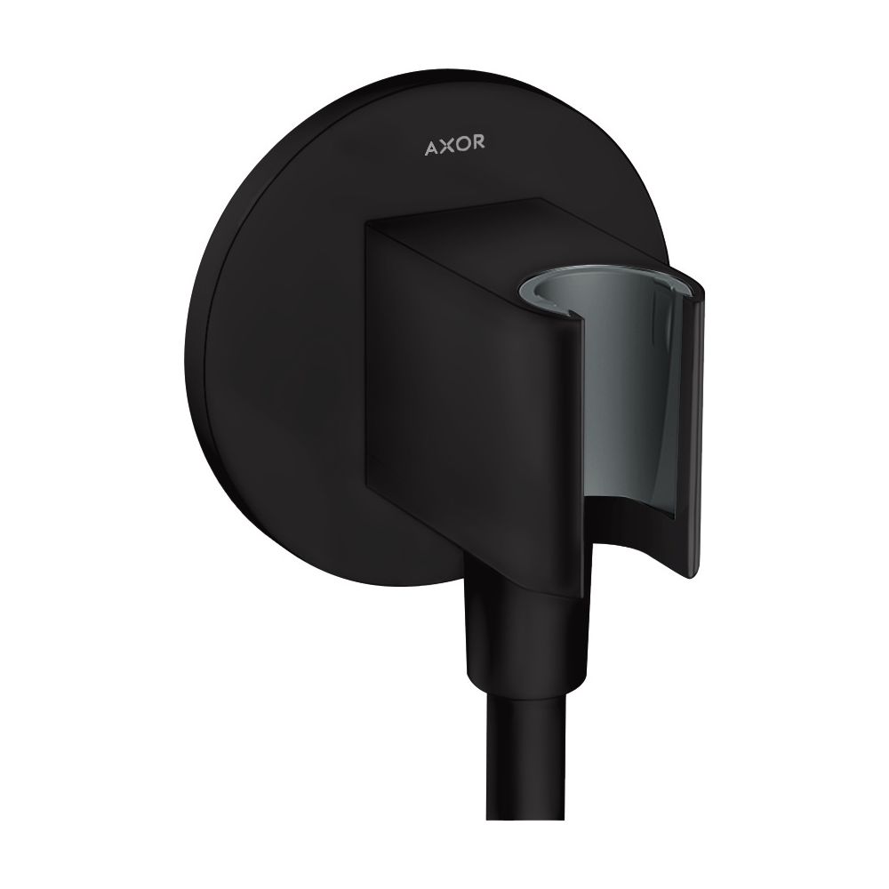 Hansgrohe AXOR ShowerSolutions Unité de porte ronde, DN 15, G 1/2", noir mat