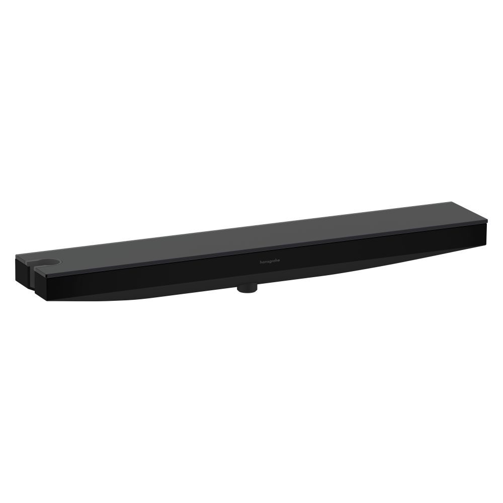 Hansgrohe raccord de flexible RAINFINITY Porter 500 avec étagère de douche L noir mat