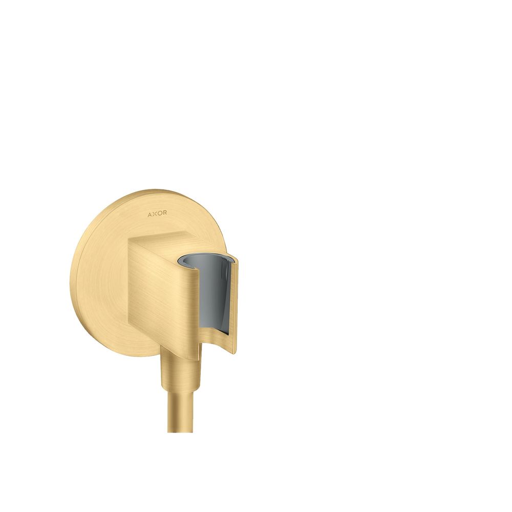 Hansgrohe AXOR ShowerSolutions Unité de porte de douche ronde, DN 15, G 1/2", finition Or brossé