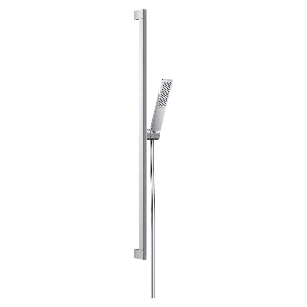 Hansgrohe Pulsify E Set de douche 100 mm 1 jet EcoSmart avec barre de douche 900 mm 8 l/min Chrome