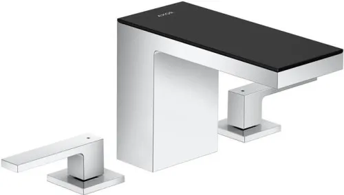 Axor EH-WT-MI 110 MYEDITION mit robinet monocommande chromé / verre noir