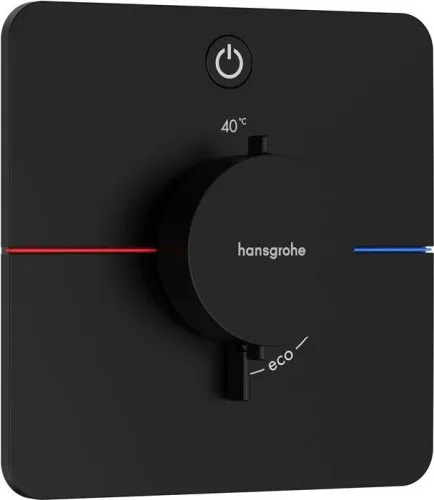 Hansgrohe ShowerSelect Comfort Q Thermostat encastré, 20,3 l/min, pour 1 utilisateur, noir mat