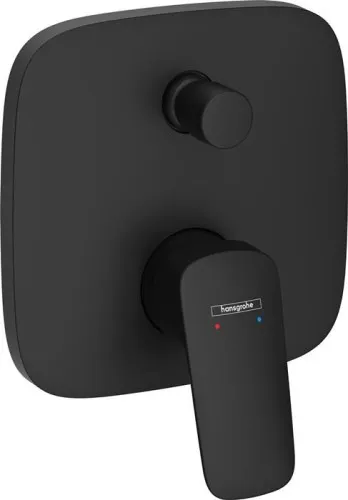 Mitigeur monocommande Hansgrohe Logis pour baignoire apparent 29 l/min pour iBox universal, noir mat