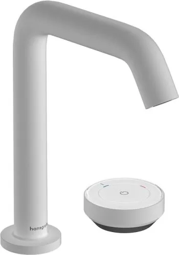 Robinet de lavabo 2 trous HANSGROHE HG Tecturis S CooStart ComfortZone 150 mm AG finition blanc mat