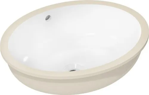 Hansgrohe Xuniva D Lavabo sous meuble 450x350 mm sans trou de robinetterie avec trop-plein, Blanc