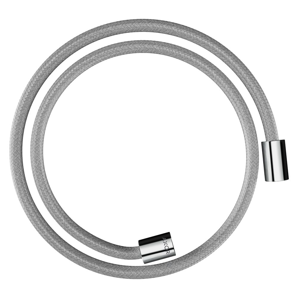Hansgrohe AXOR ShowerSolutions Flexible de douche textile 125 cm, écrous cylindriques, G 1/2", chromé