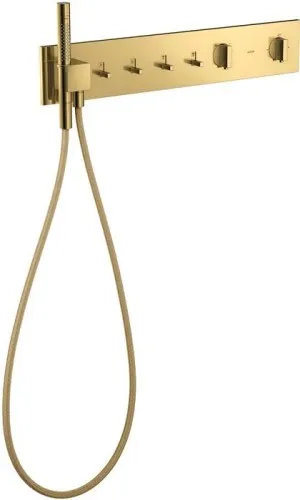 Axor HG Therm.modul ShowerComposition UP 610 / 110 4 consommateurs or poli