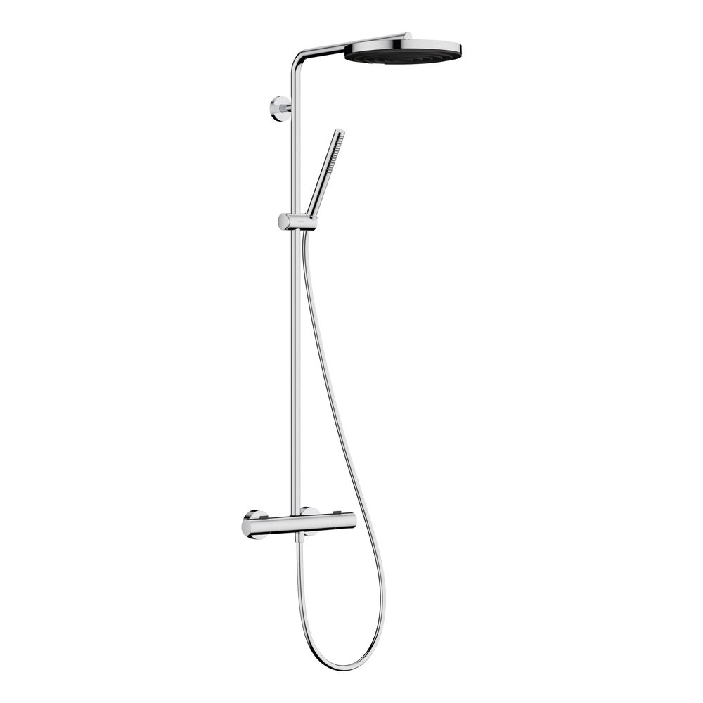 Système de douche Hansgrohe Pulsify S Puro avec colonne de douche 260 mm, 1 jet, 11,2 l/min, Ecostat Fine, Chrome