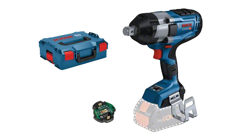 Perceuse à percussion à batterie Bosch 3/4" GDS 18V-1050 HC + GCY-42 seul dans L-Boxx