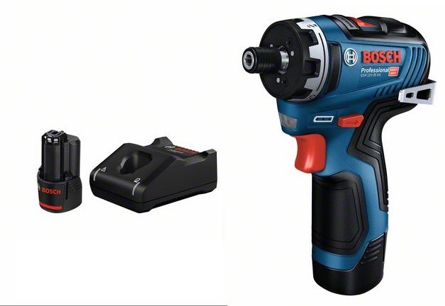 Visseuse à batterie Bosch GSR 12V-35 HX avec 2 batteries de 3,0 Ah + chargeur en boîte