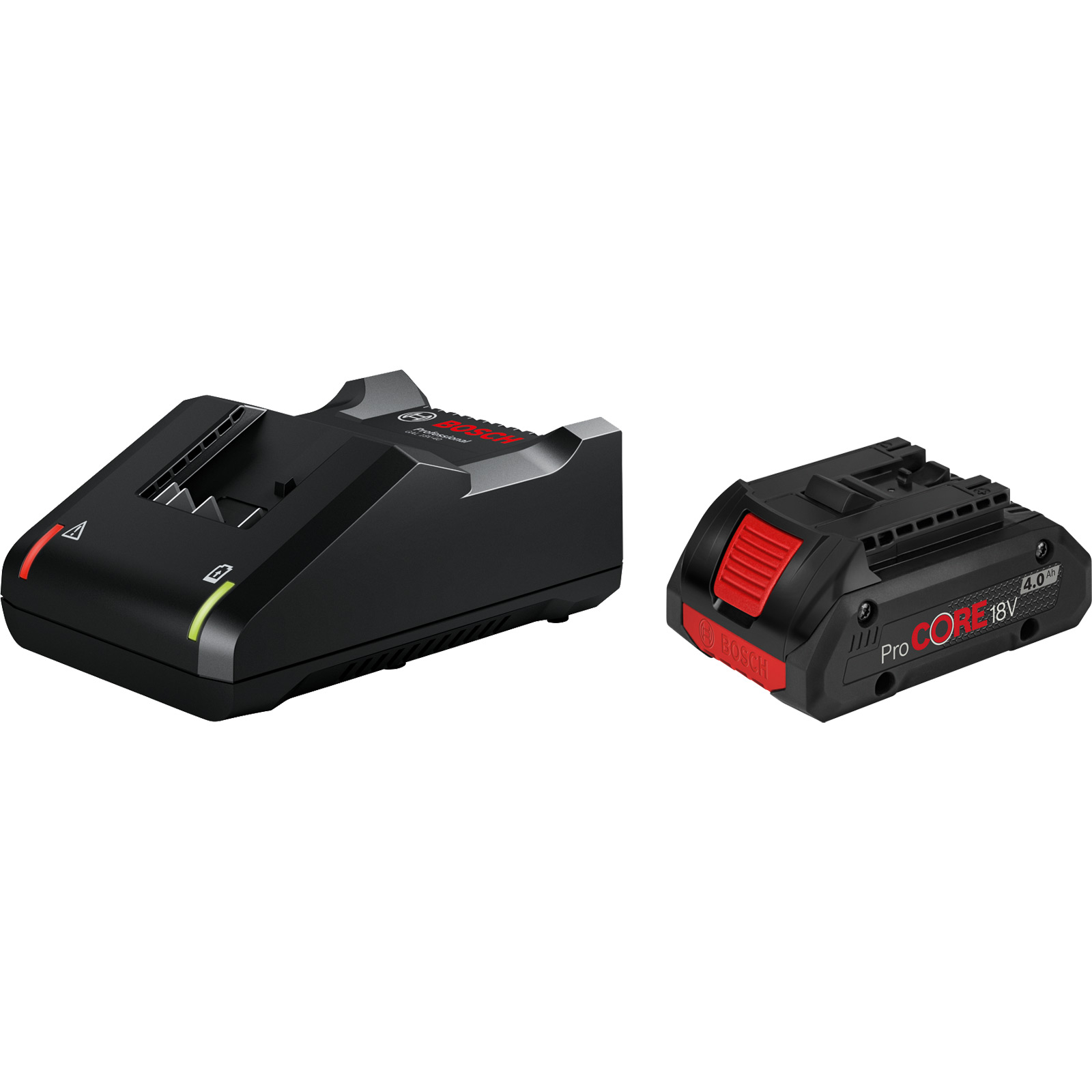 Kit démarreur Bosch 1x batterie ProCORE18V 4,0 Ah et chargeur rapide GAL 18V-40