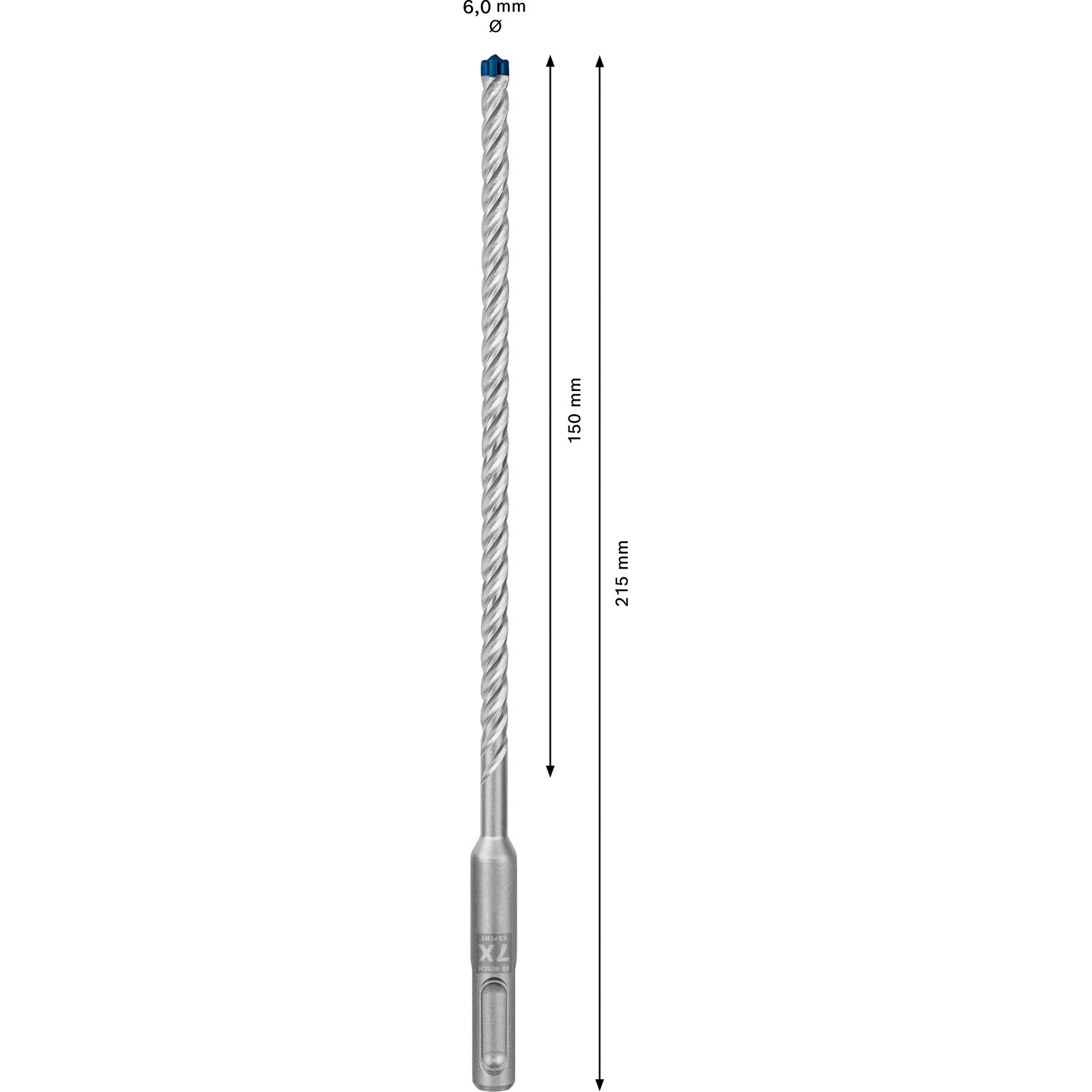 BOSCH Foret à percussion EXPERT SDS plus-7X 6x150x215 1 pièce