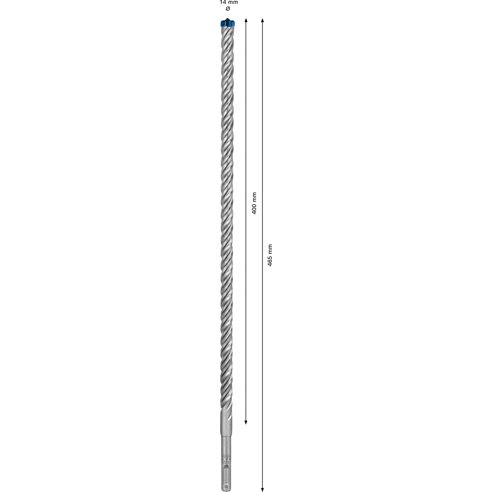 Bosch EXPERT SDS plus-7X Mèche à percussion, pour marteaux perforateurs ø 14 mm