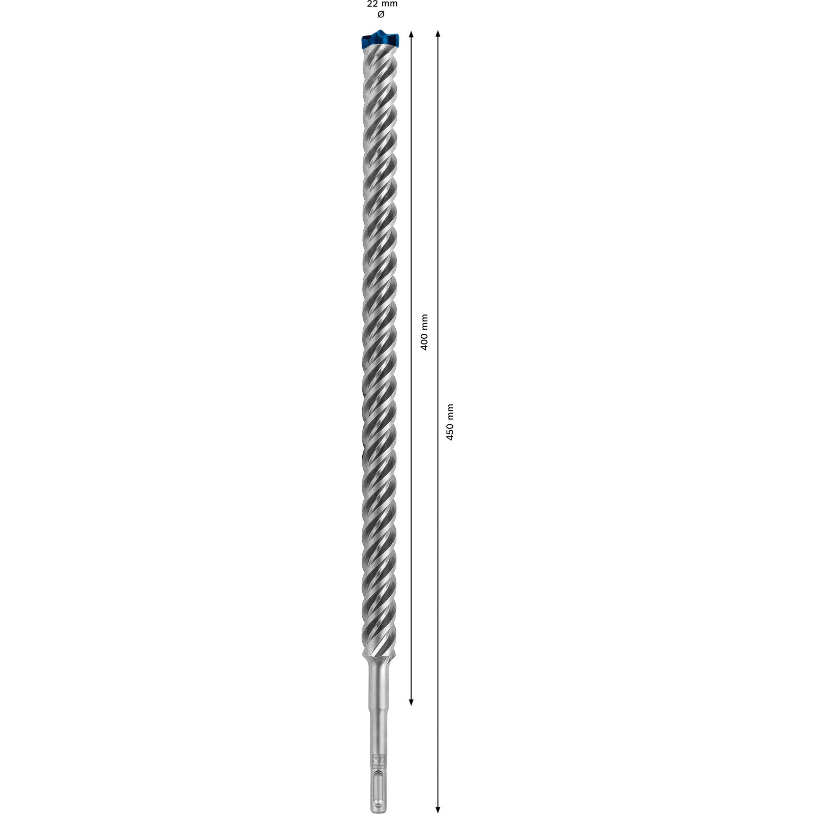 Bosch EXPERT SDS plus-7X Mèche à percussion, pour marteaux perforateurs ø 22 mm