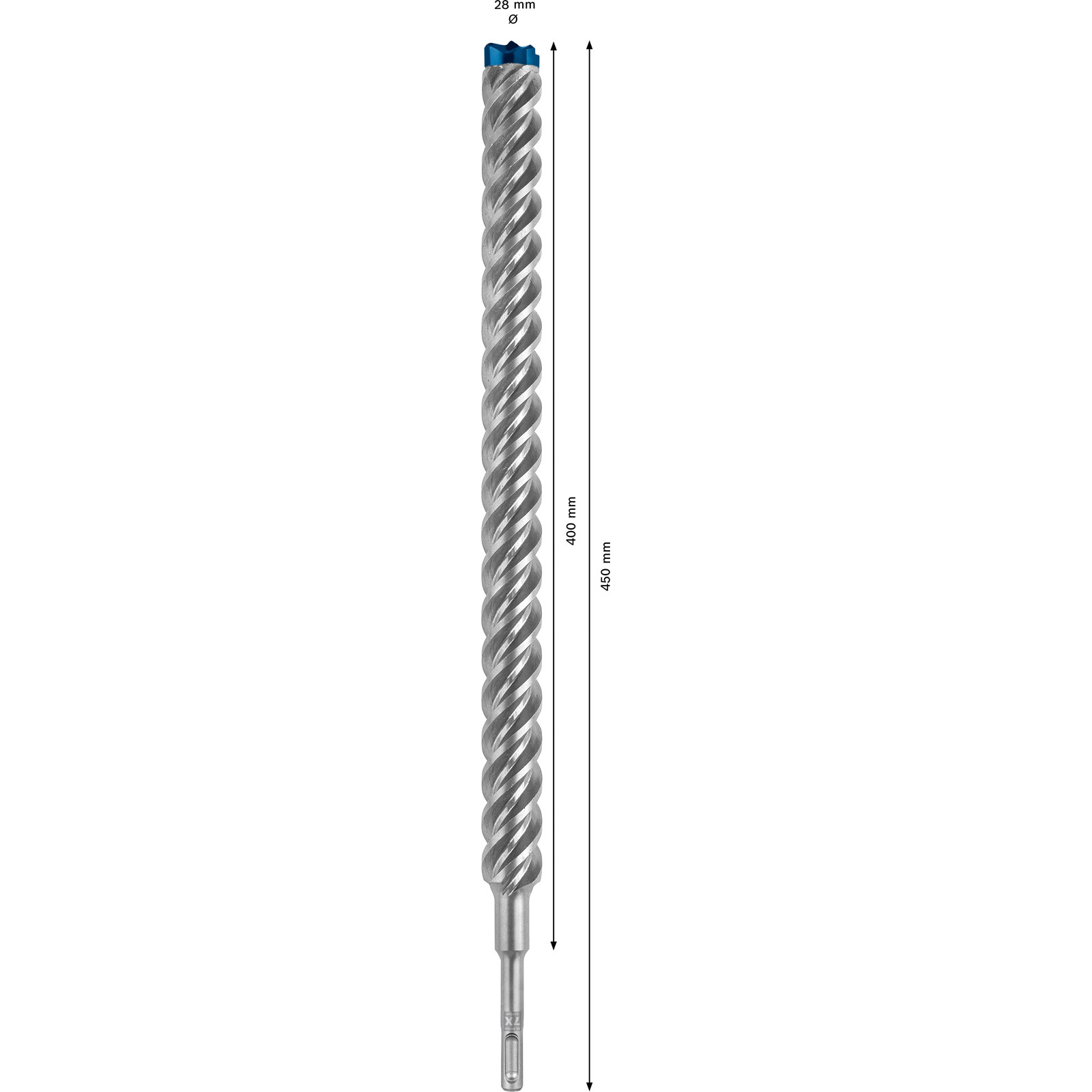Bosch Expert Foret à roches / foret à béton SDS plus-7X, 28 x 400 x 450 mm