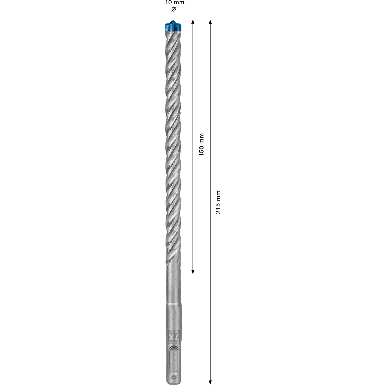 Bosch EXPERT SDS plus-7X foret à percussion, 10 x 150 x 215 mm, 50 pièces — lot de 50 pièces