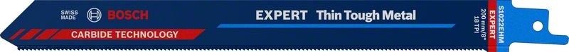 Bosch EXPERT ‘Thin Tough Metal’ S 1022 EHM Lame de scie sabre, 1 pièce