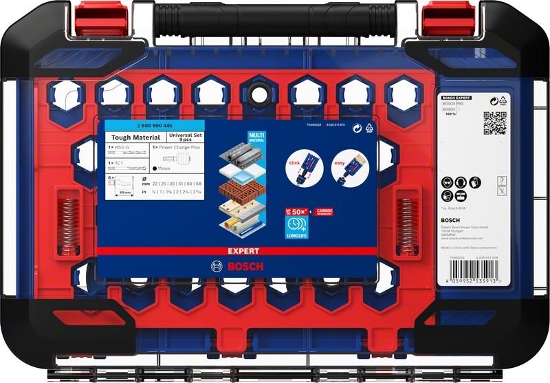 Bosch EXPERT Set de scies cloche ToughMaterial 8 pièces EXP