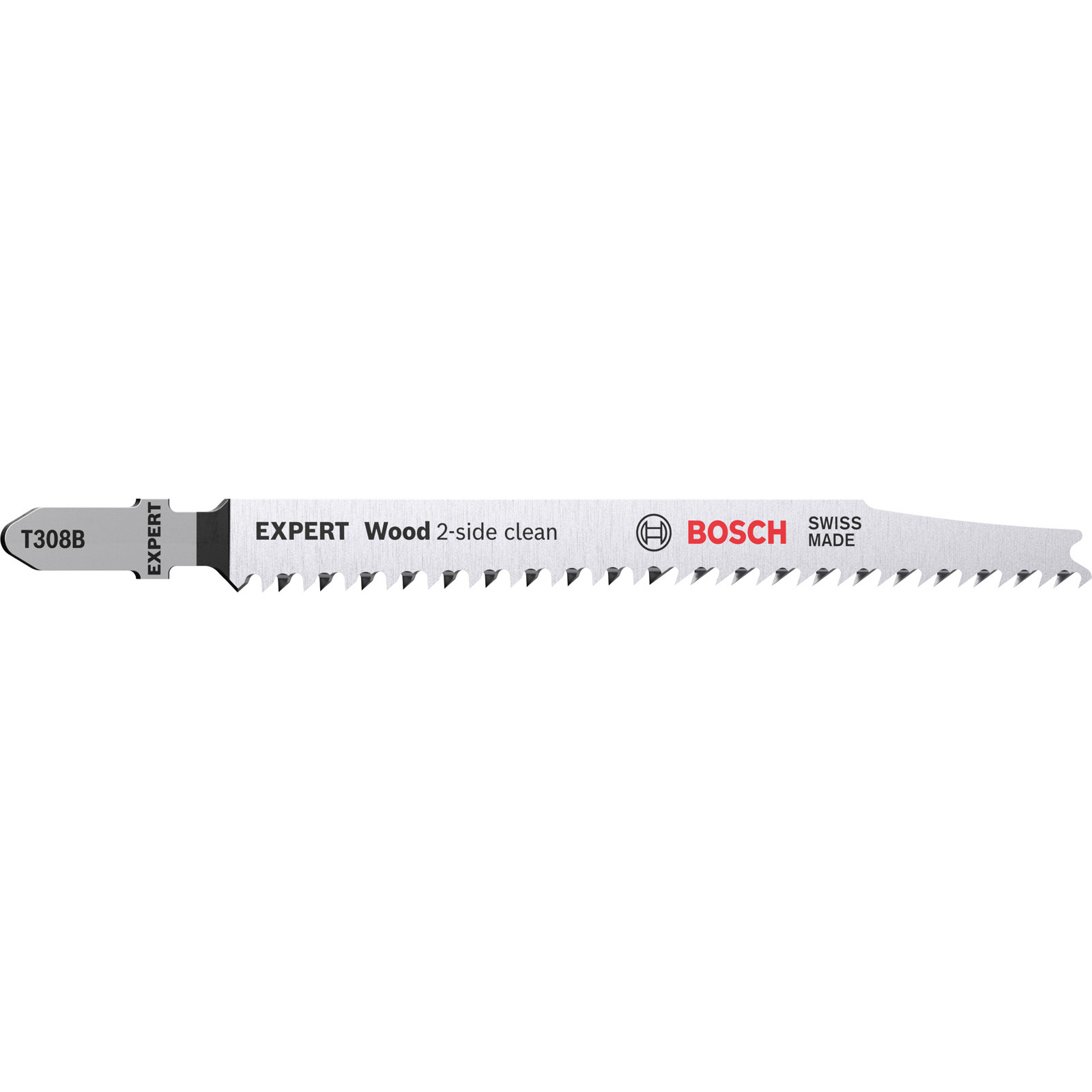Lame de scie sauteuse Bosch EXPERT 'Wood 2-side clean' T 308 B, 25 pièces — lot de 25 pièces