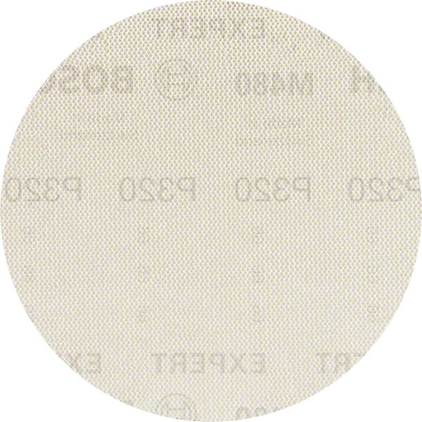 Bosch EXPERT M480 Toile abrasive pour ponceuse excentrique, 150 mm, G 320, 50 pièces — lot de 50 pièces