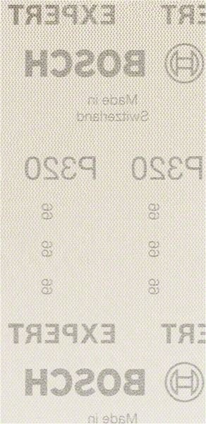 Bosch EXPERT M480 Papier abrasif pour ponceuse oscillante, 93 x 186 mm, G 320, 50 pièces — lot de 50 pièces