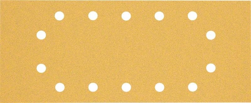 Bosch EXPERT C470 Papier à poncer à 14 trous pour ponceuse excentrique, 115 x 280 mm, G 80, 10 pièces — lot de 10 pièces