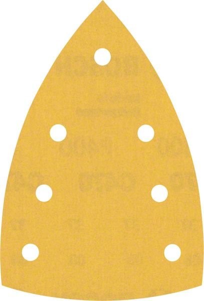 Bosch 10x Expert C470 Papier de verre avec 7 trous pour ponceuse multifonction 100 x 150 mm G 400 - 2608901167 — lot de 10 pièces