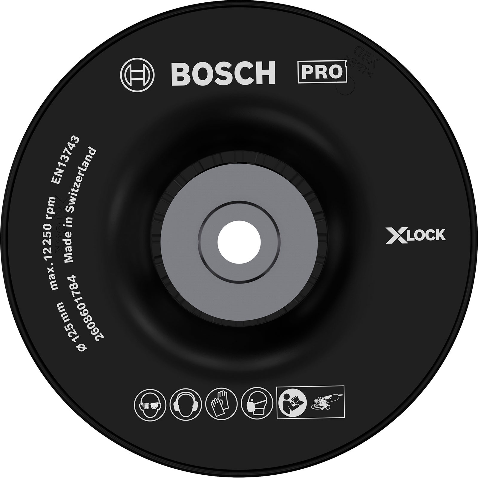 Bosch PRO Disque de support dur, 125 mm, M14
